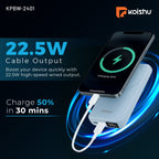 KOISHU Air Pro Wireless Magnetic Power Bank (KPBW-2401)