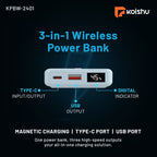 KOISHU Air Pro Wireless Magnetic Power Bank (KPBW-2401)