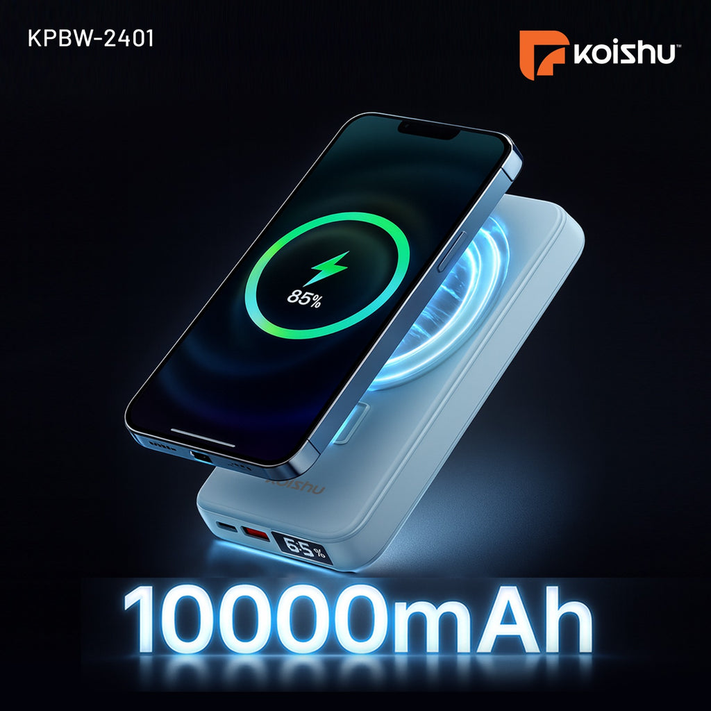 KOISHU Air Pro Wireless Magnetic Power Bank (KPBW-2401)