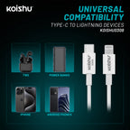 KOISHU C to Lightning Fast Charging Data Cable (65W)